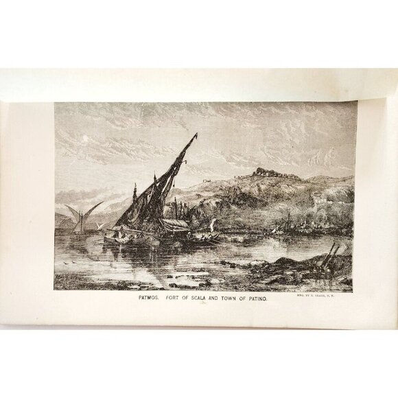 1873 Fort Scala Town Of Patino Wood Engraving Victorian Antique Biblical F12A - Picture 2 of 2